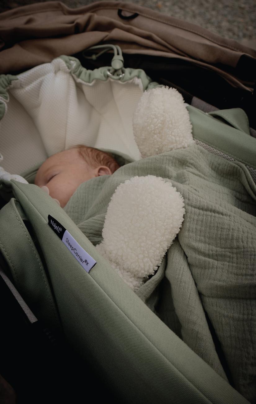 Najell Baby Votter - Teddy Hvit