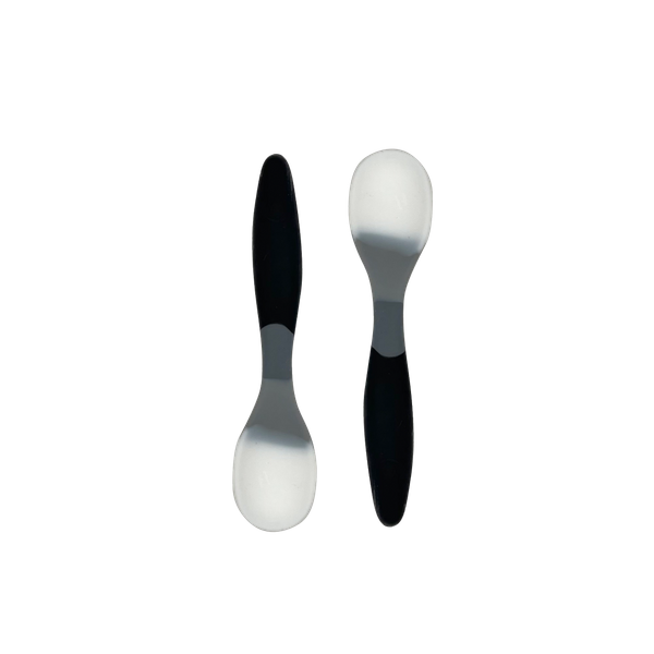Babyskje 2-pakk i Silikon - Moonstone Black
