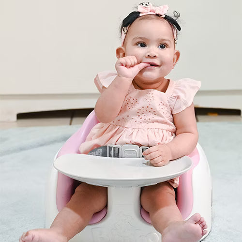 Bumbo Multisete med brett Pink