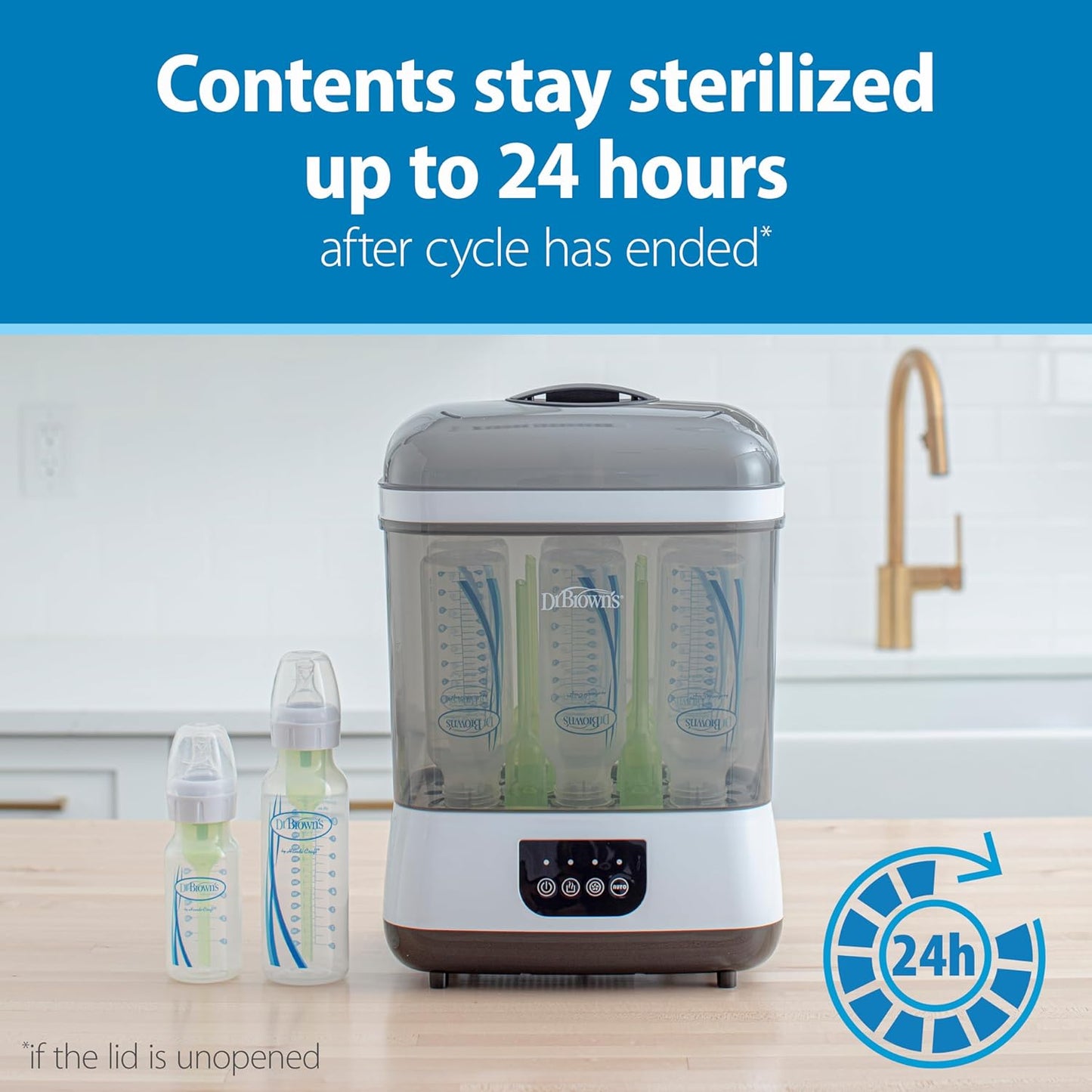 Dr Browns Clean Steam Electric Bottle Steriliser & Dryer