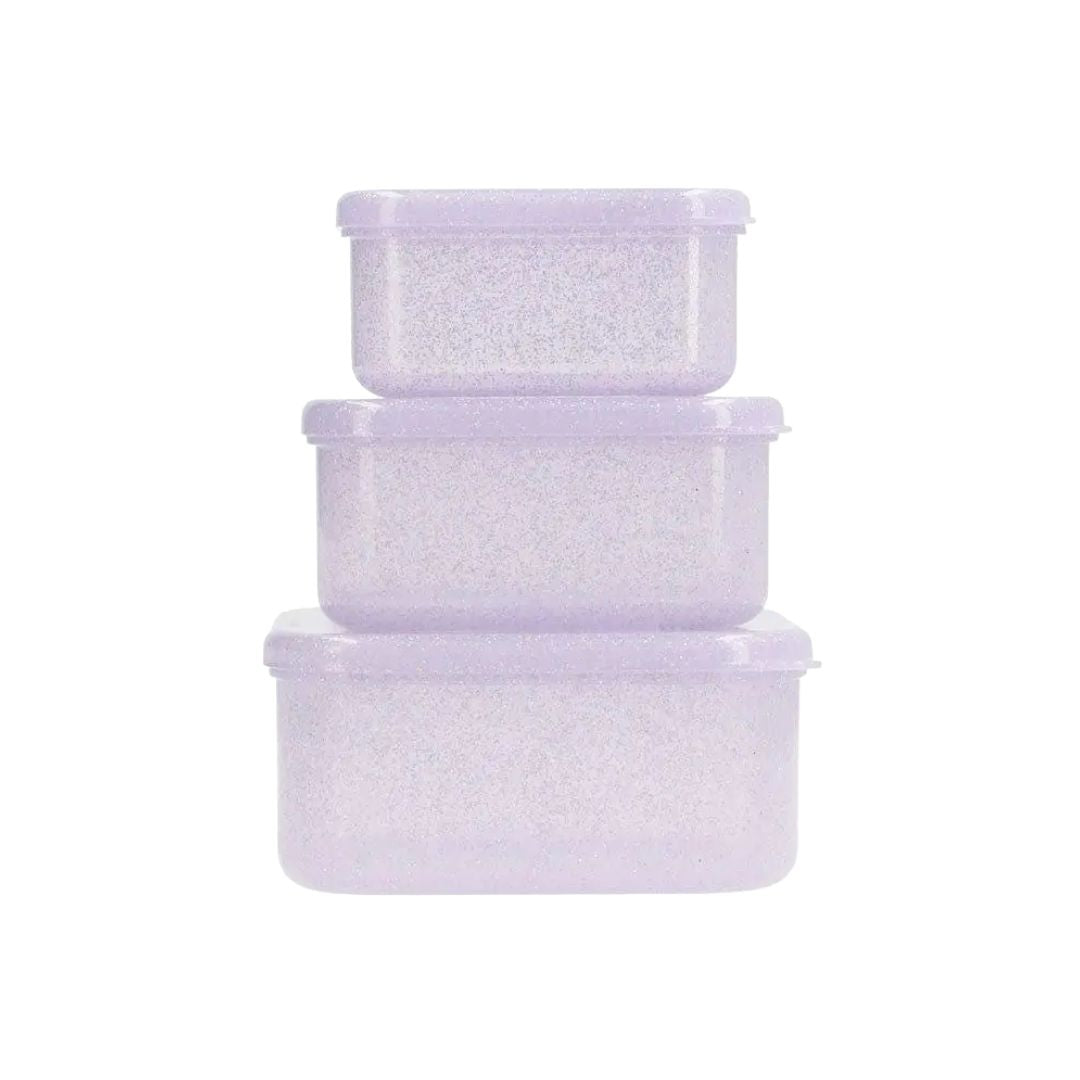 Tutete Lunsje Boks Glitter Lilla