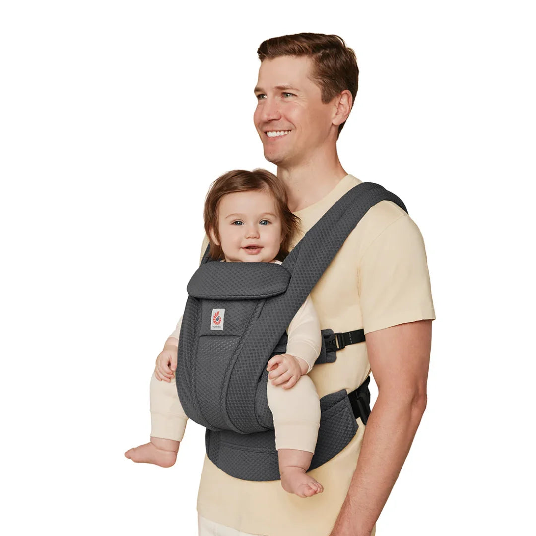 Ergobaby Omni Deluxe Bæresele Mesh - Mørk grå