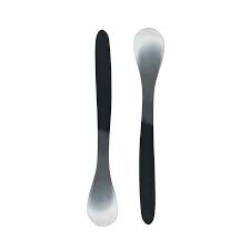 Najell Spiseskje 2-pakk i Silikon - Moonstone Black