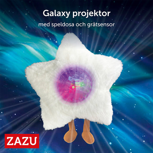 Zazu Projektor Gaia Galaxy Hvit