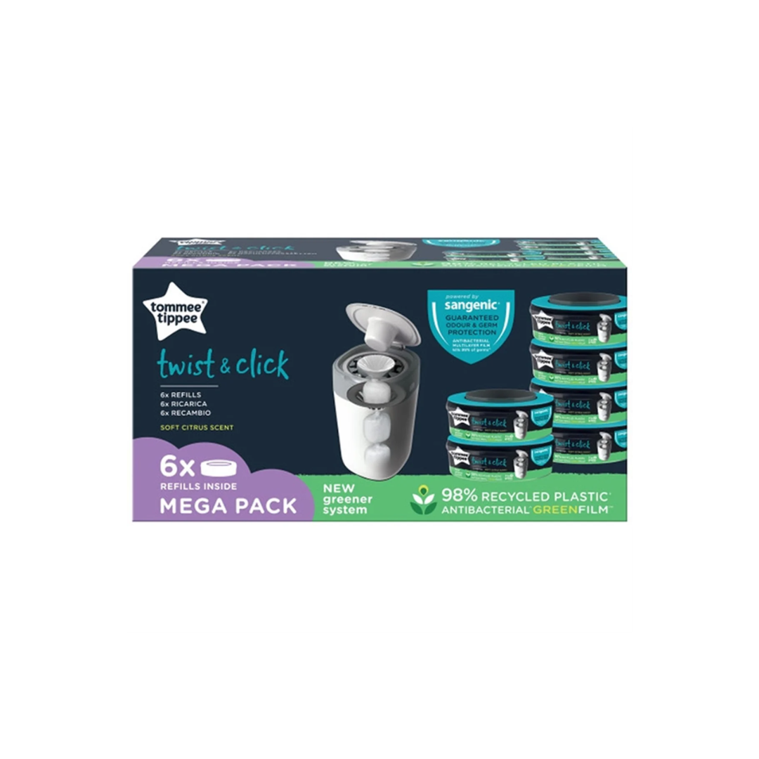 Sangenic Bleiebøtte Refill kassett 6pk