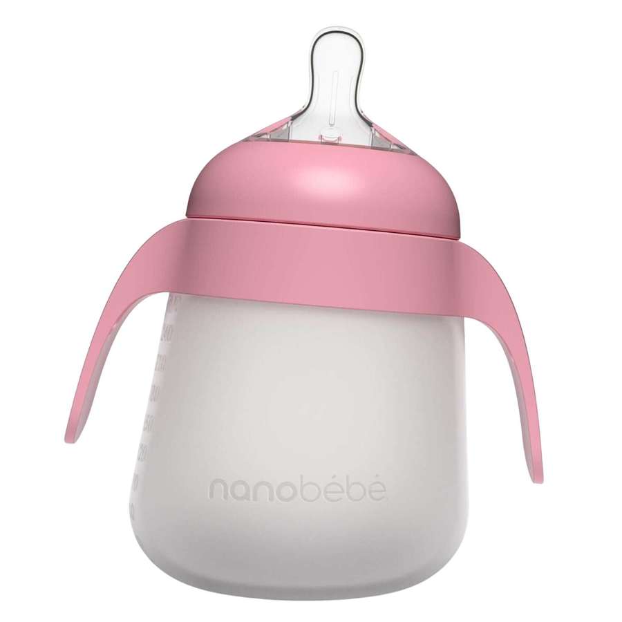 Nanobebe Flexy Bottle Handles 2pk NY - Rosa