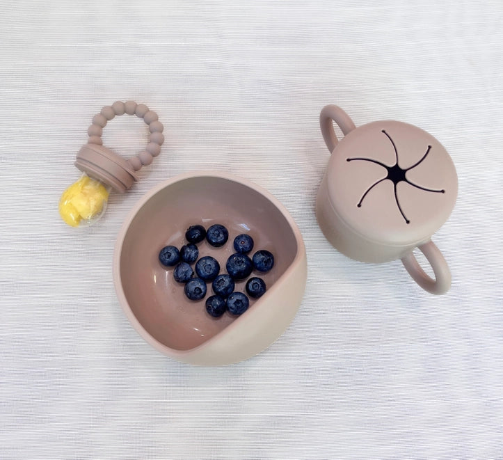 Matsmokk i Silikon - Lys Beige