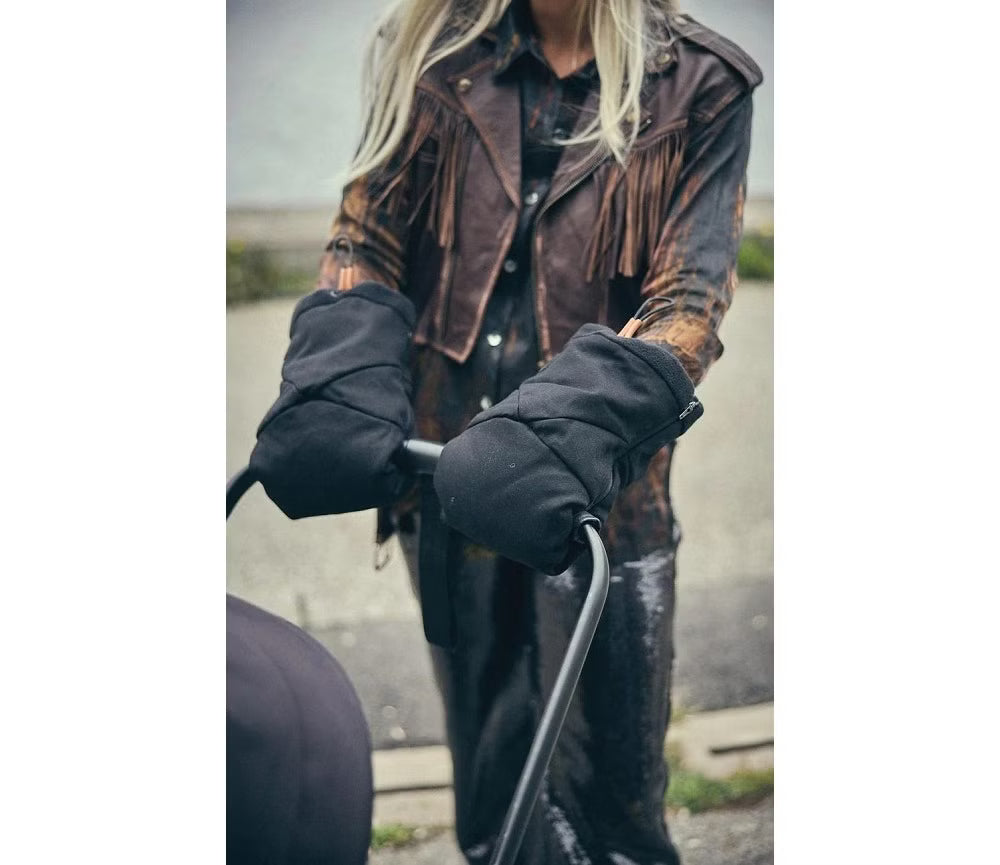 Najell Barnevogn Hansker - Svart