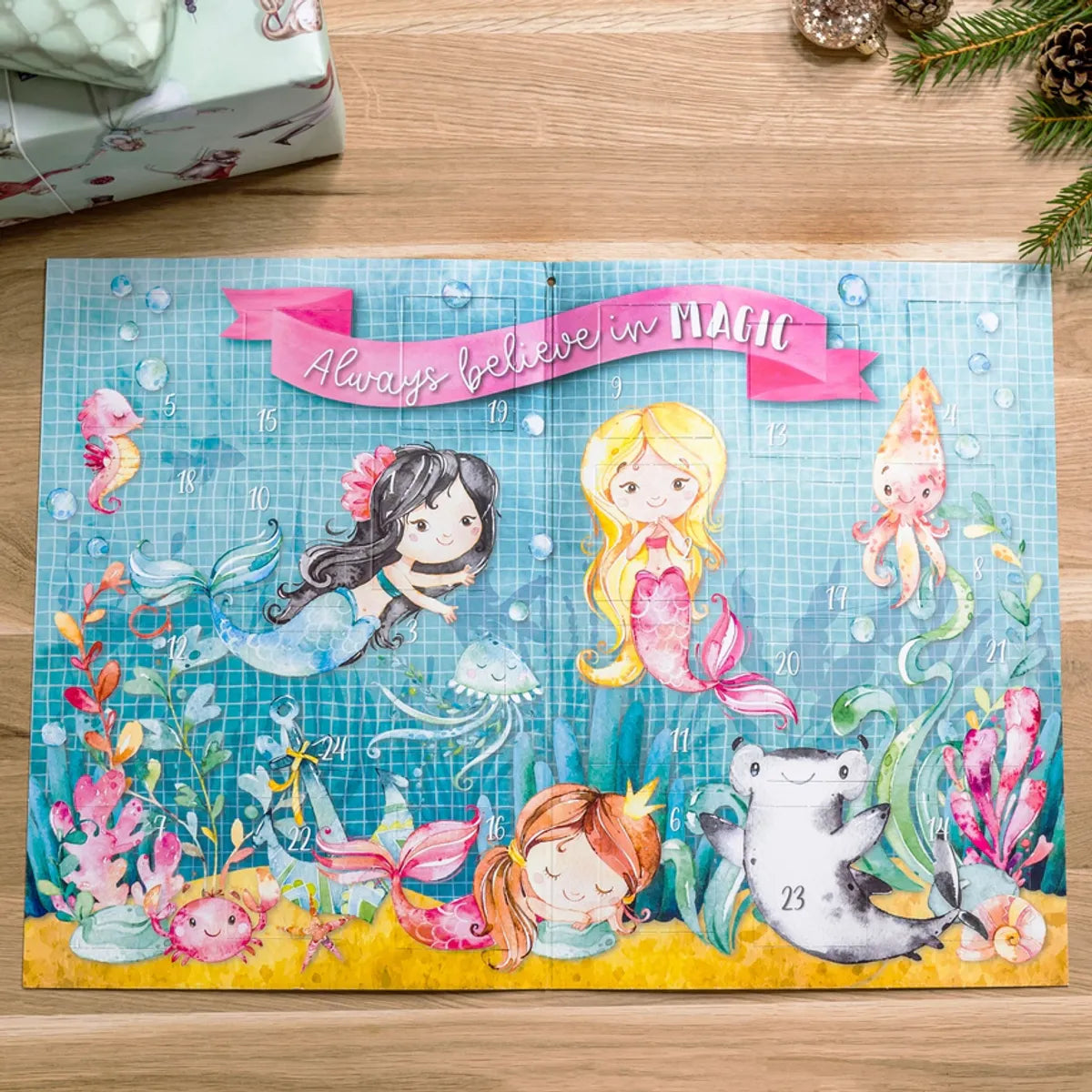 Adventkalender Tattovering - Havfrue