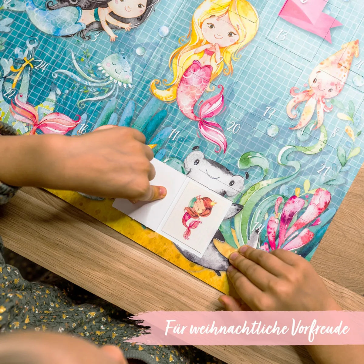 Adventkalender Tattovering - Havfrue