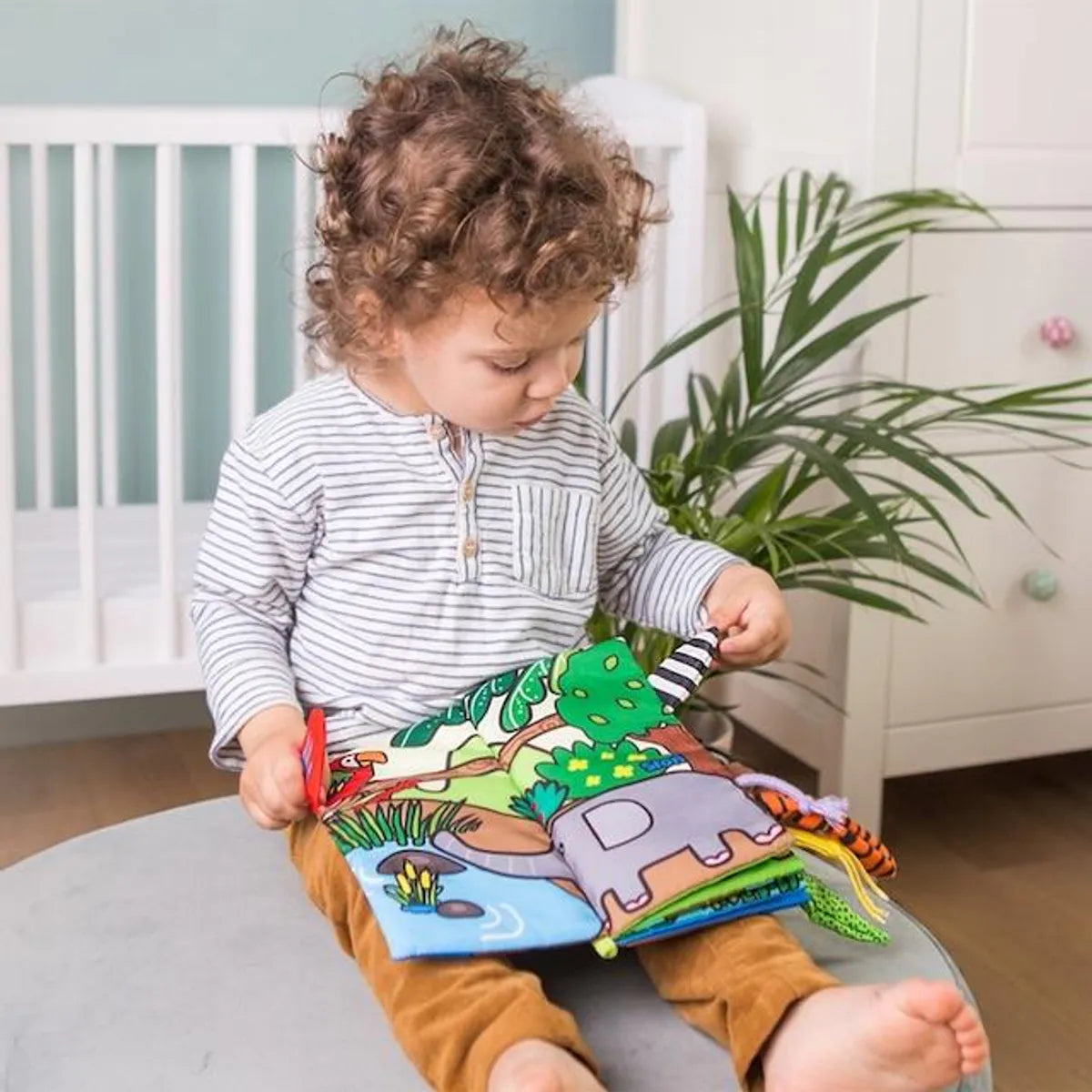 Jolly Baby Tøy Bok Jungeldyr