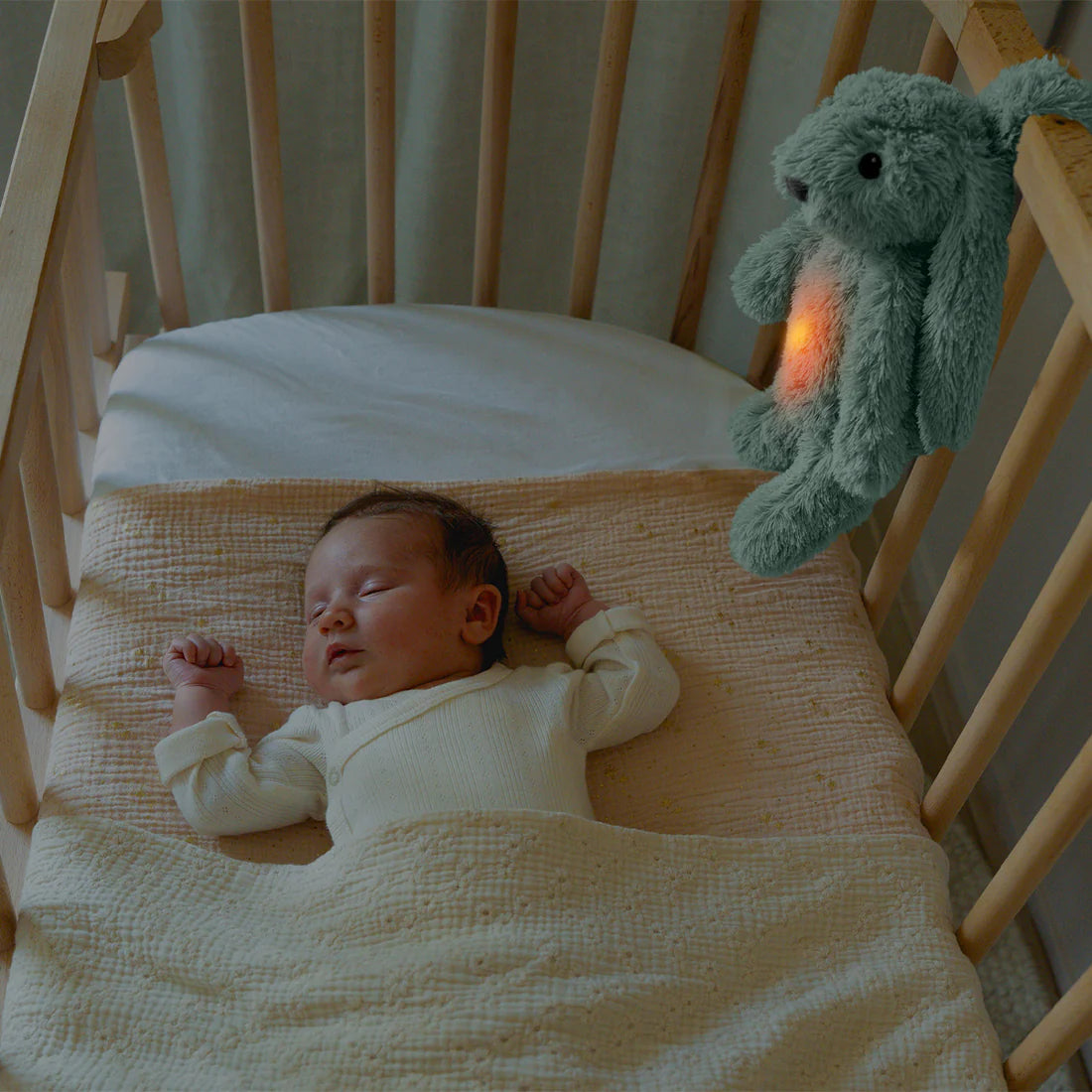Zazu Nattlampen Kaninen Ro - Green