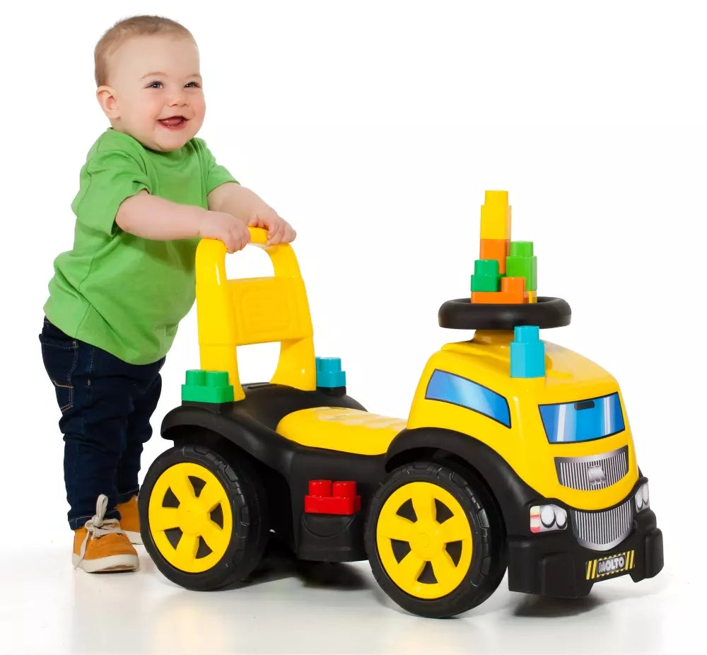 Molto Ride-On Lastebil med Klosser