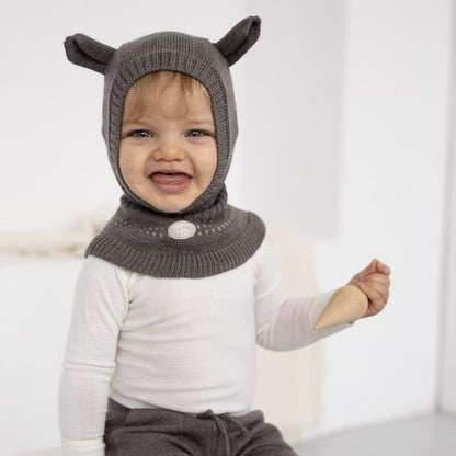 Lillelam Balaclava Lammi -  Lys Beige