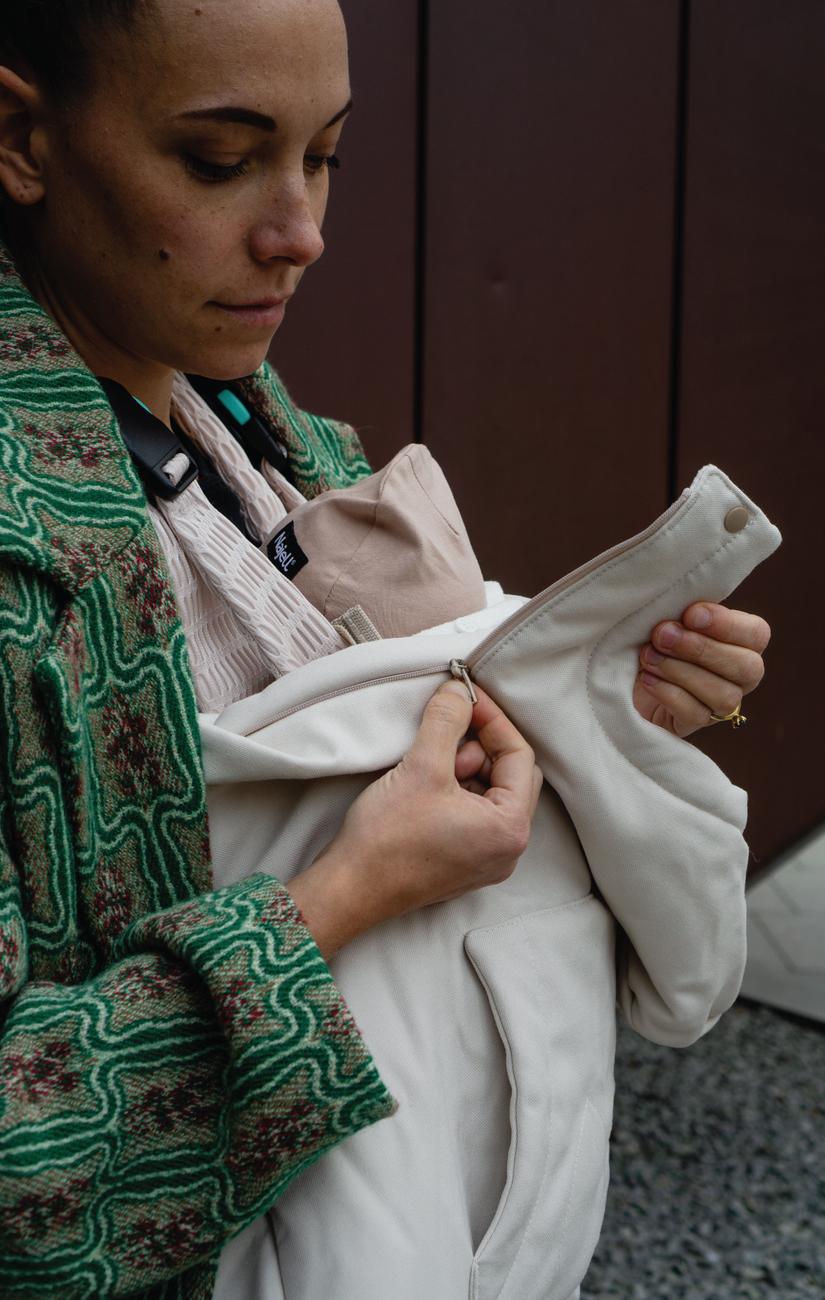 Najell Værbeskyttelse til Bæresele - Oat Beige