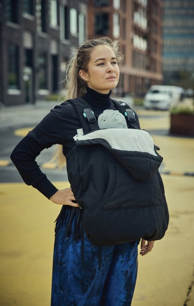 Najell Værbeskyttelse til Bæresele - Svart