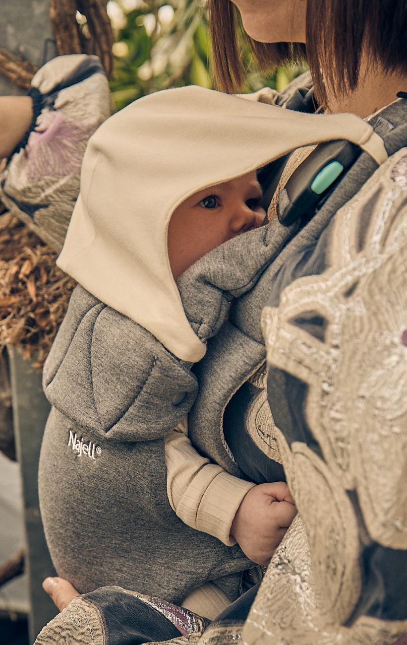 Najell Hette til bæresele - Ivory White