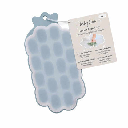 Baby Bliss Silikon Frysebrett til Babymat Bl