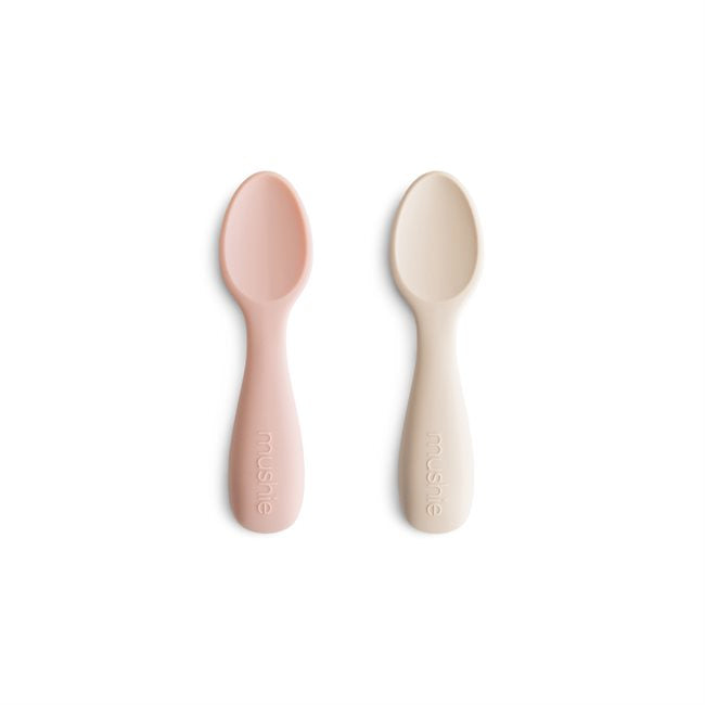 Mushie Babyskje 2pk Blush/Sand