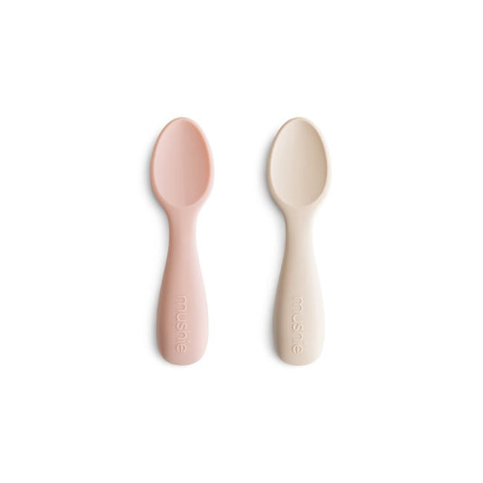 Mushie Babyskje 2pk Blush/Sand