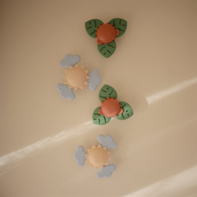 Mushie Silikon Spinner Toy Sunshine