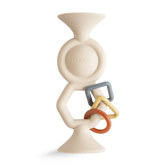 Mushie HexaPop Suction Toy Sand
