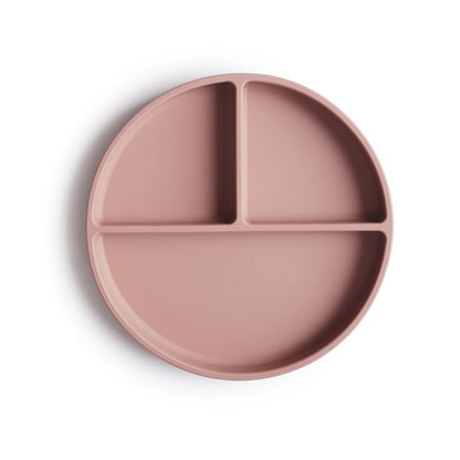 Mushie Silikon Tallerken Blush
