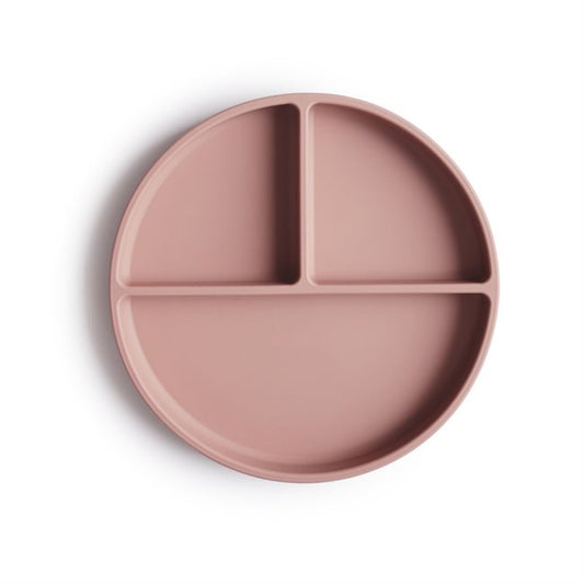 Mushie Silikon Tallerken Blush
