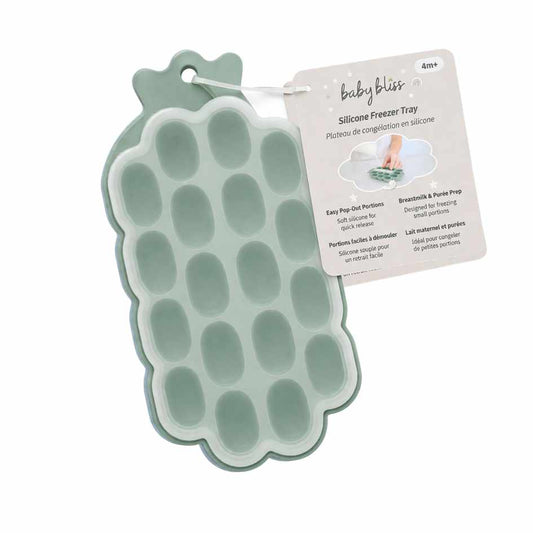 Baby Bliss Silikon Frysebrett til Babymat  Sage