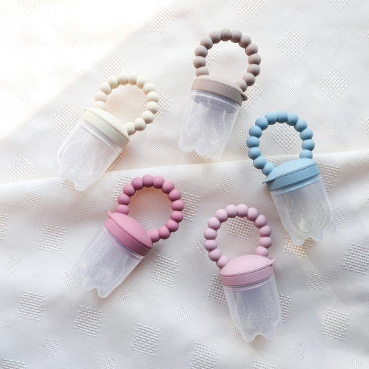 Baby Bliss Matsmokk i Silikon - Lys Beige