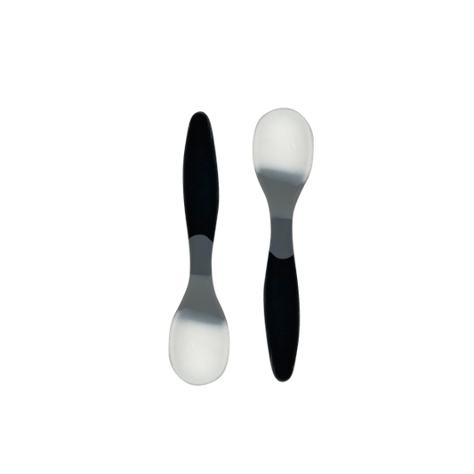 Babyskje 2-pakk i Silikon - Moonstone Black