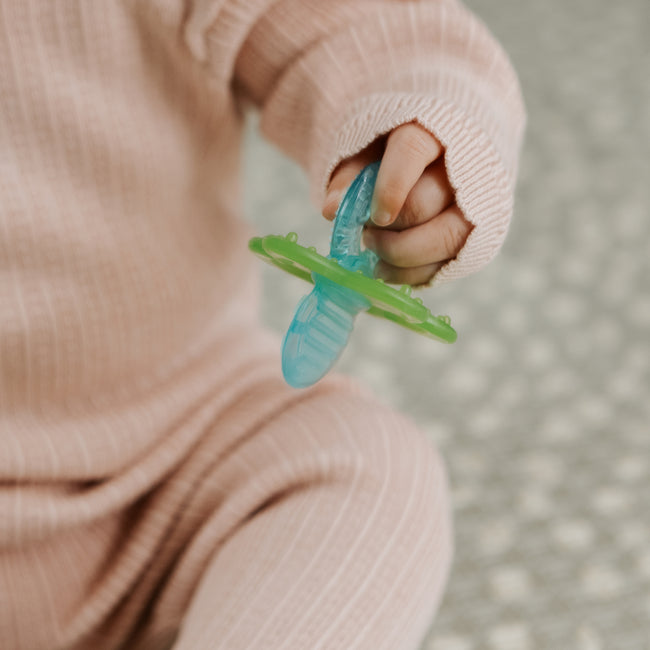 Nuby Silikon Bitesmokk Blå