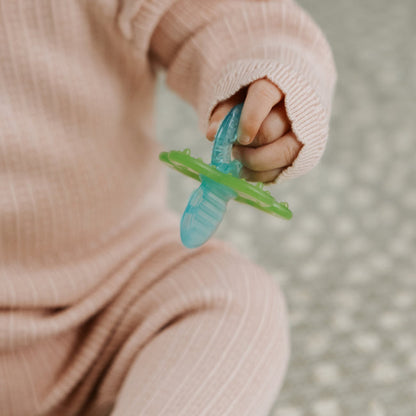 Nuby Silikon Bitesmokk Blå