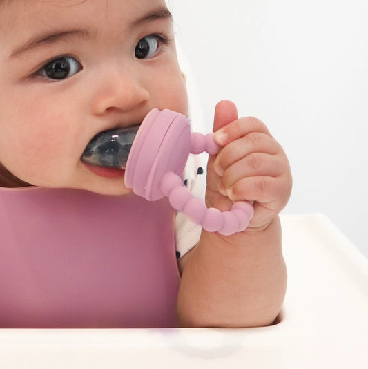 Baby Bliss Matsmokk i Silikon - Pink