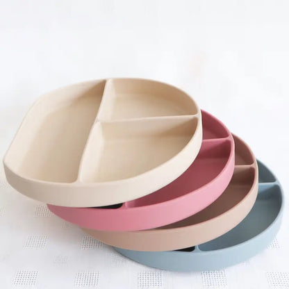 Baby Bliss Silikon Tallerken Blue
