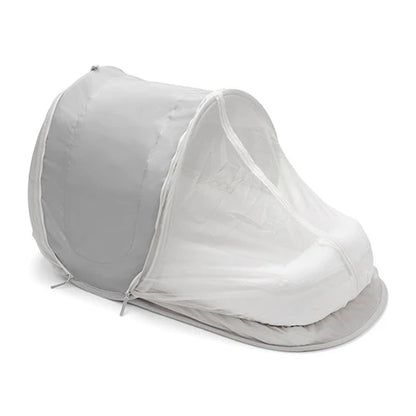 DockATot Uv-Telt og Myggnetting For Babynest Delux+ Stone Grey