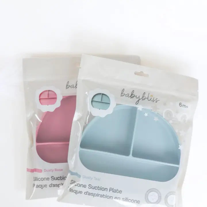 Baby Bliss Silikon Tallerken Blue