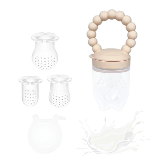 Matsmokk i Silikon - Lys Beige