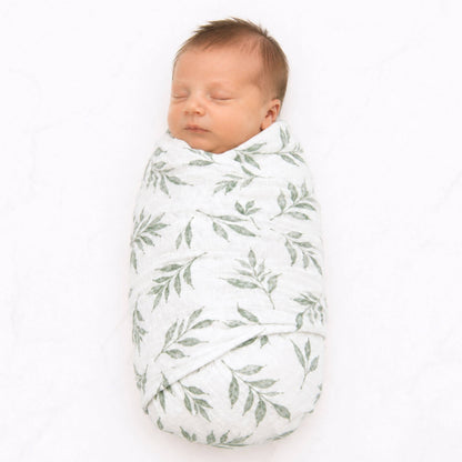 Baby Bliss Swaddle Musselinteppe Willow Leaves