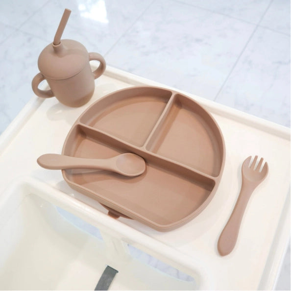 Baby Bliss Silikon Tallerken Rosa