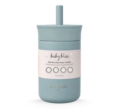 Baby Bliss Drikkekopp i rustfritt stål - Blue