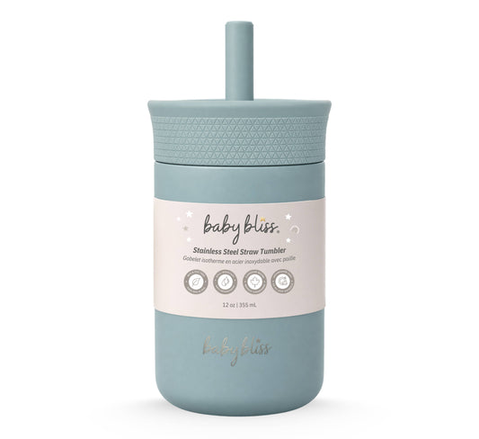 Baby Bliss Drikkekopp i rustfritt stål - Blue