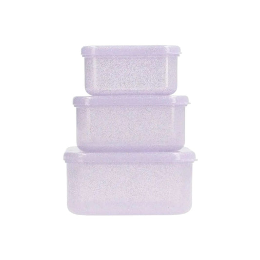 Tutete Lunsje Boks Glitter Lilla