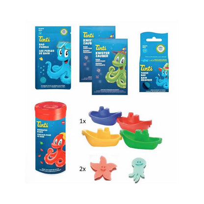 Tinti Skattekiste med 8 ting