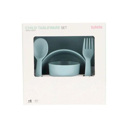 Tutete Barneservise - Lys Blå