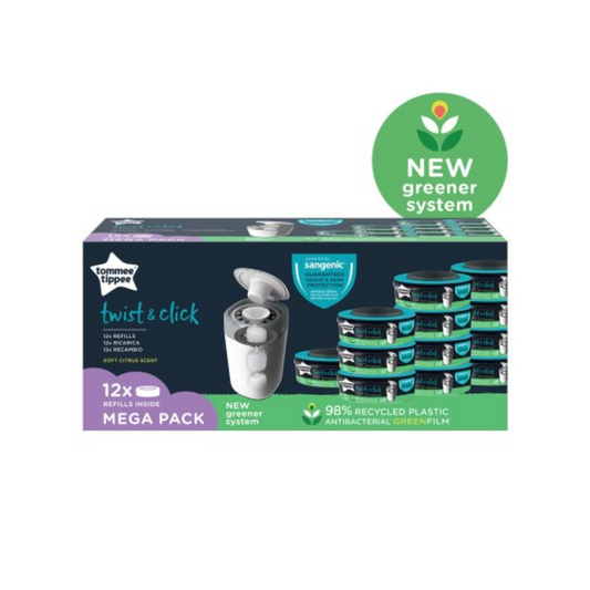 Sangenic Bleiebøtte Refillkassett 12pk