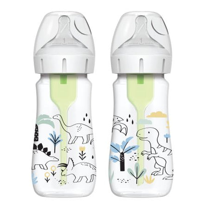 Dr Browns Wideneck Tåteflaske 270 ml 2 pk  - Dino