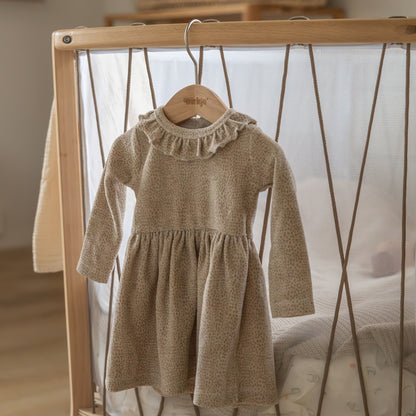 Dirkje Kjole med Tights Leopard