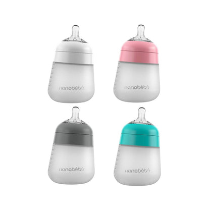 Nanobébé Flexy Silkon Tåteflaske 270ml 1pk