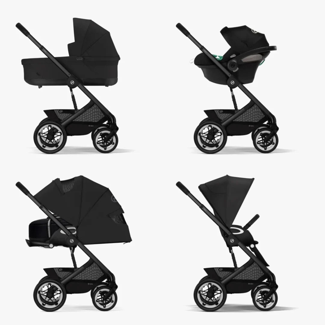 Cybex Talos S Lux Vogn - Moon Black